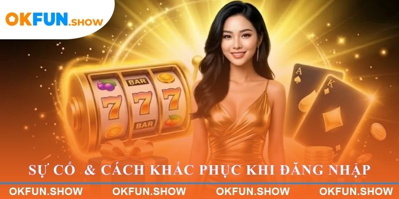 Sự cố & cách khắc phục khi đăng nhập