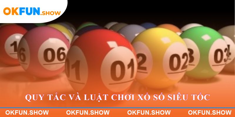 Quy tắc và luật chơi Xổ Số Siêu Tốc hiển thị trên hệ thống